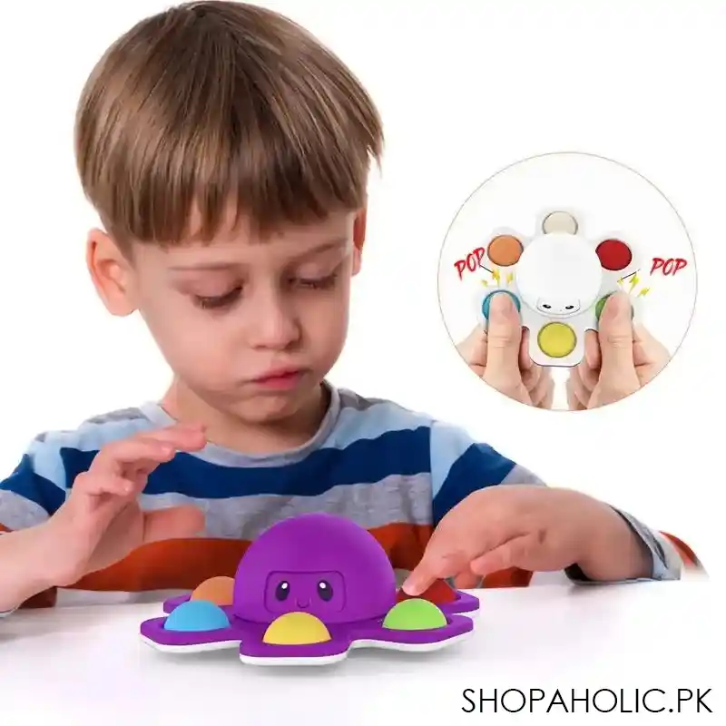 face changing octopus fidget spinner main image