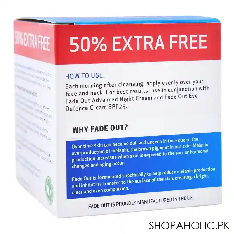 Fade Out Advanced Whitening Day Cream, SPF 25, 50ml - Image 2