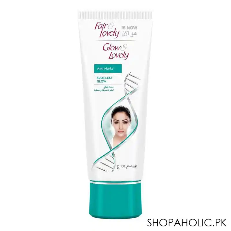 Fair & Lovely Is Now Glow & Lovely Anti Marks Spot-Less Glow Cream, 100g - Main Image