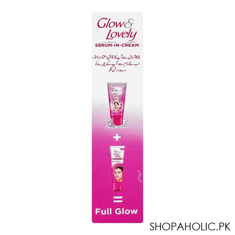 Fair & Lovely Is Now Glow & Lovely Serum In Cream+Face Wash Glow Box, Save Rs.100/- - Image 2