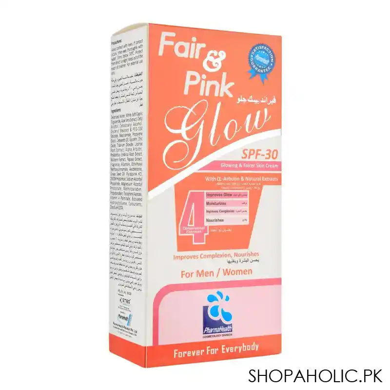 Fair & Pink Glow SPF 30 Glowing & Fairer Cream, For Men & Women, 30g - Main Image