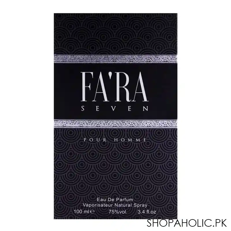 fa'ra seven pour homme eau de parfum, 100ml image2