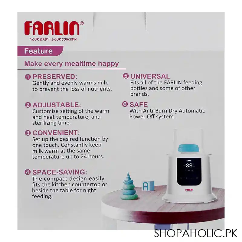 Farlin Bottle & Food Digital Warmer, 300W, AE-10006 - Image 6