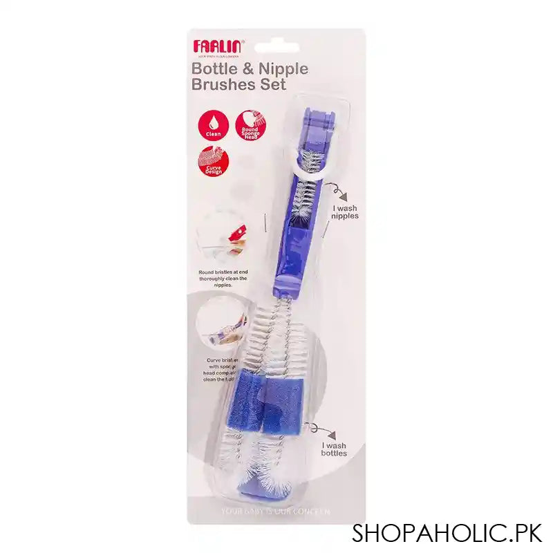 Farlin Bottle & Nipple Brush Set, BF-257 - Image 3