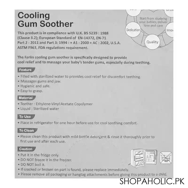 Farlin Doctor J. Cooling Gum Soother, BF-148 - Image 2