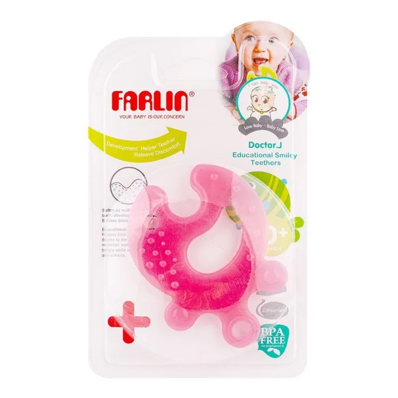 farlin doctor j. educational smiley teether, bbs 004 image2