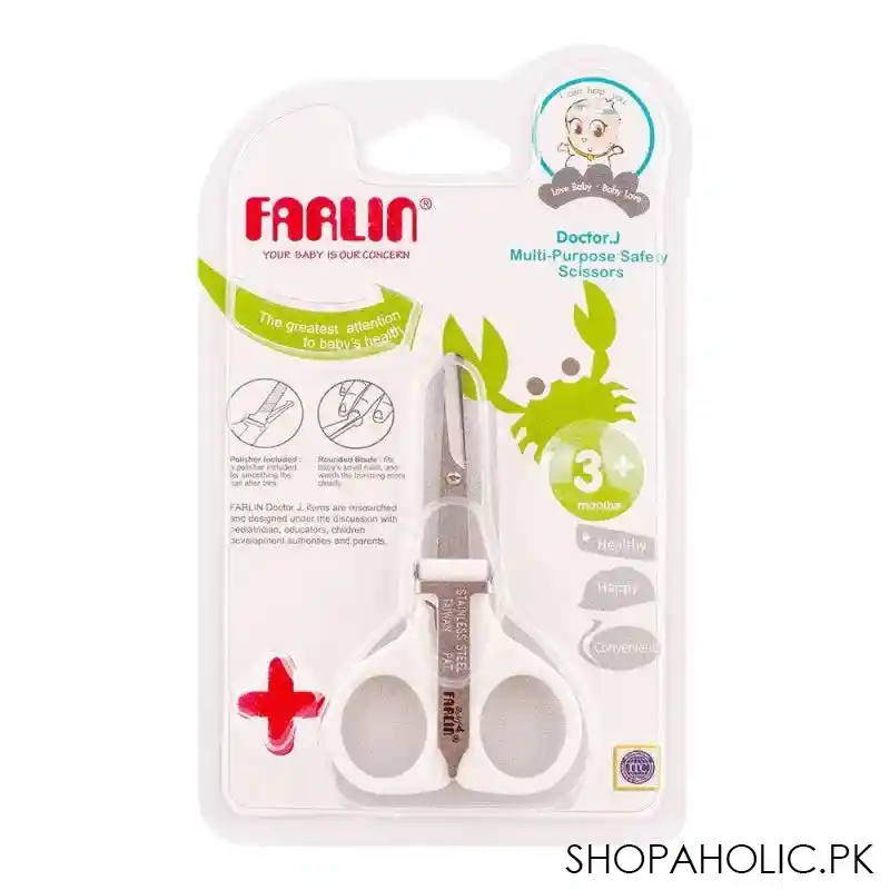 farlin doctor j. multi purpose safety scissors, bf 160a 1 image2