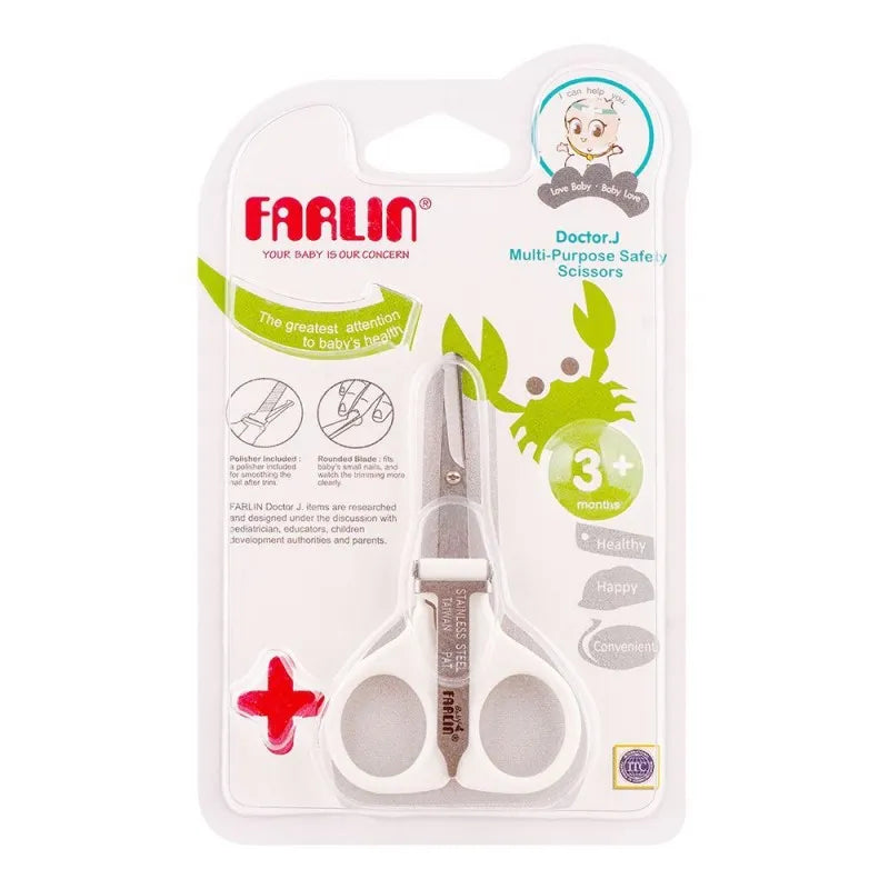 farlin doctor j. multi purpose safety scissors, bf 160a 1 image2