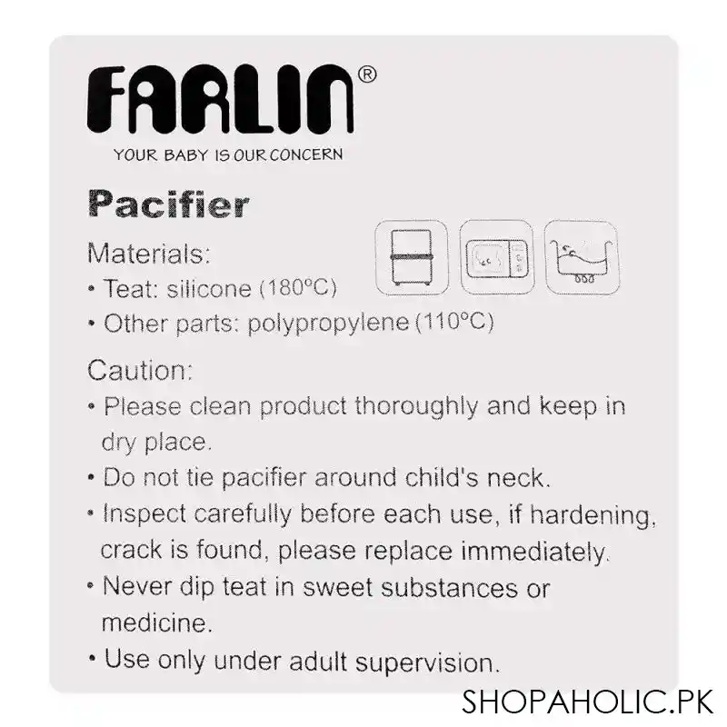 farlin glow in the dark pacifier, 6m+, ba 10033 image4