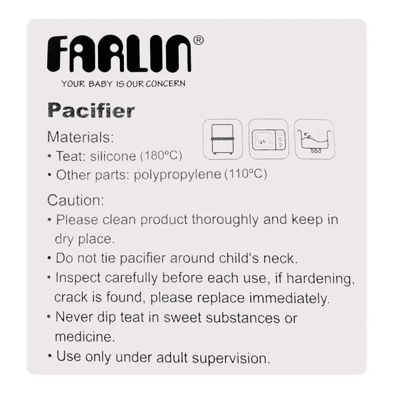 farlin glow in the dark pacifier, 6m+, ba 10033 image4