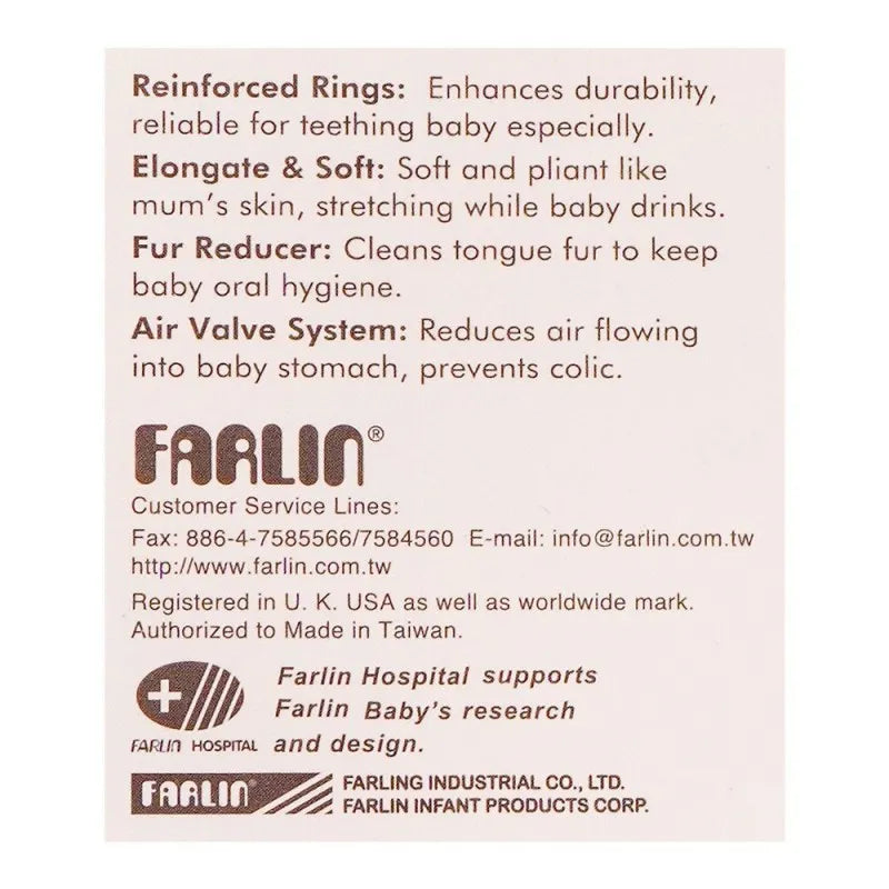 farlin golden triangle strethchy fur wide neck nipple, 0m+, t 3 s image4