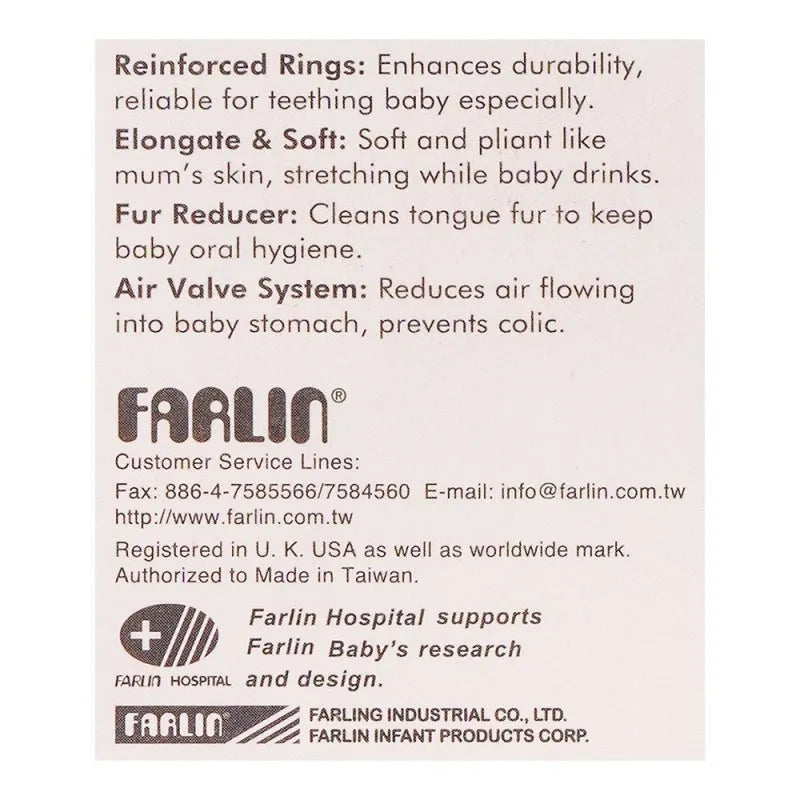 farlin golden triangle strethchy fur wide neck nipple, 3m+, p 3 m image4