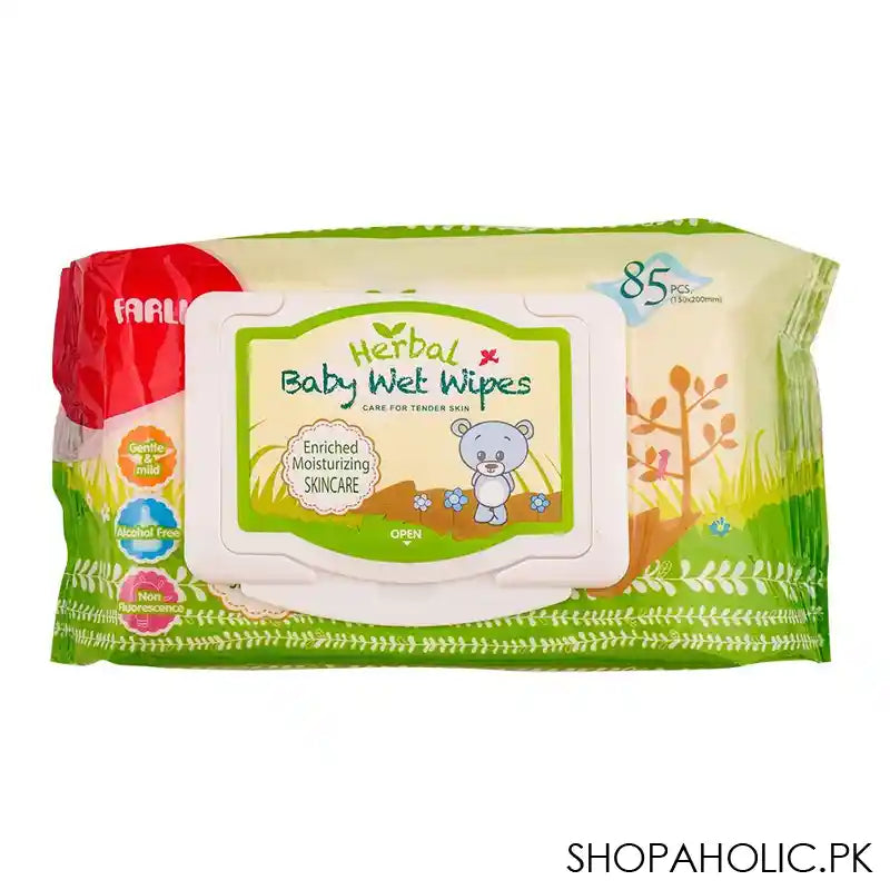 Farlin Herbal Baby Wet Wipes, 85-Pack, DT-006D - Main Image