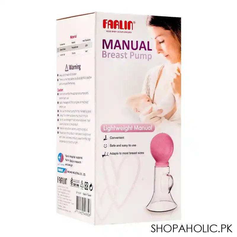 Farlin Lightweight Manual Breast Pump, BF-638P - Image 4