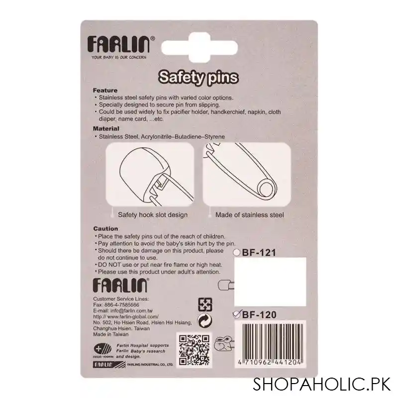 farlin safety pin, 4 pack, bf 120 image3