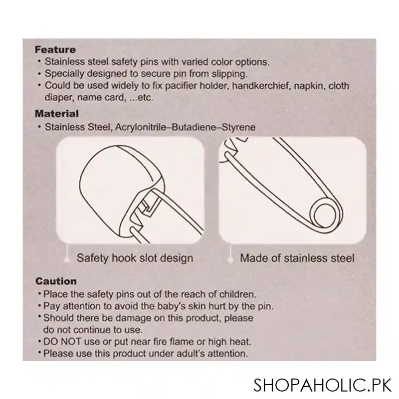 farlin safety pin, 4 pack, bf 120 image4