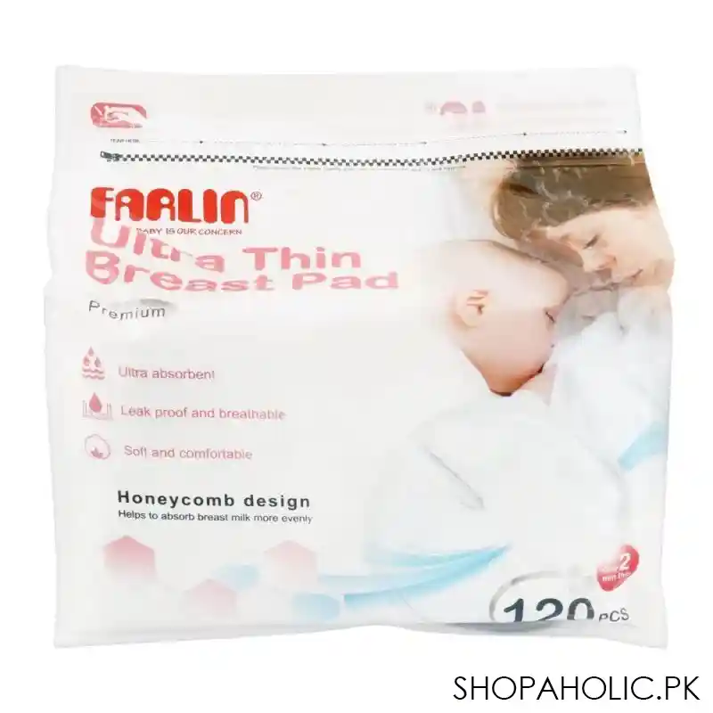 farlin ultra thin breast pad, 120 pack, aa 31015 main image