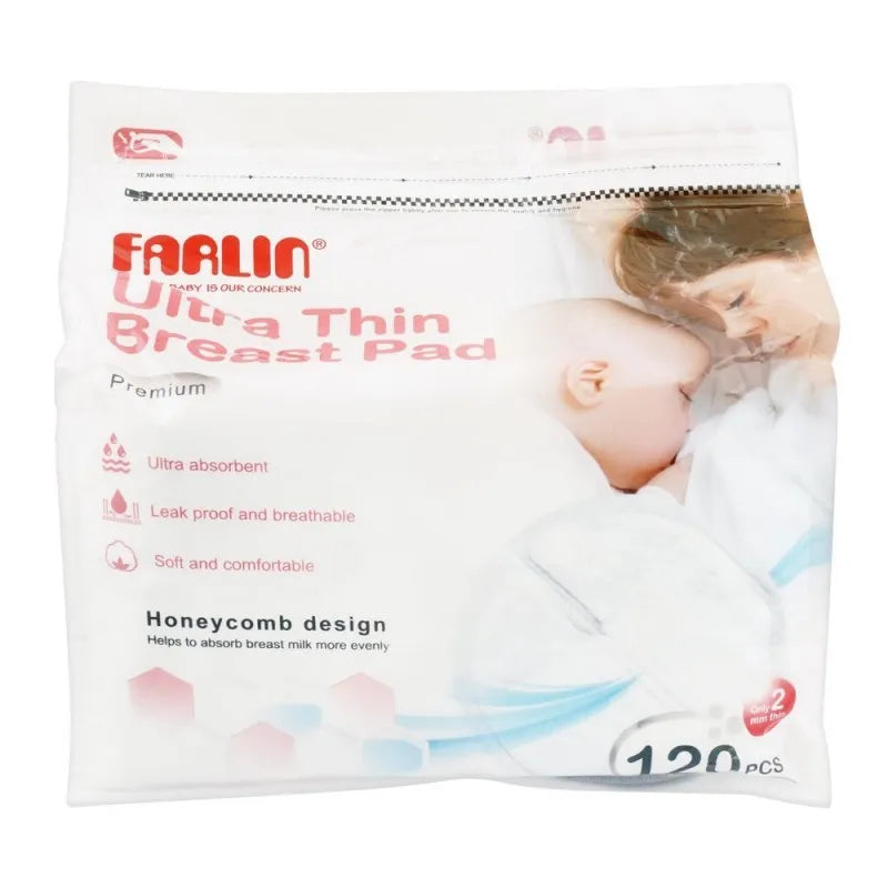 farlin ultra thin breast pad, 120 pack, aa 31015 main image