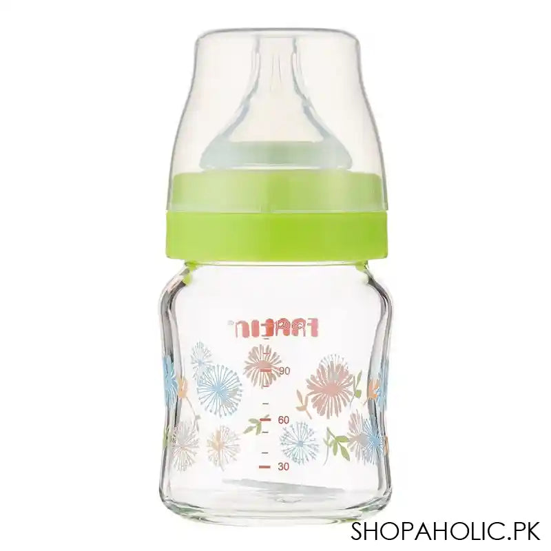 Farlin Wide Neck A-33 Glass Feeding Bottle, 120ml, AB-32005-M - Main Image