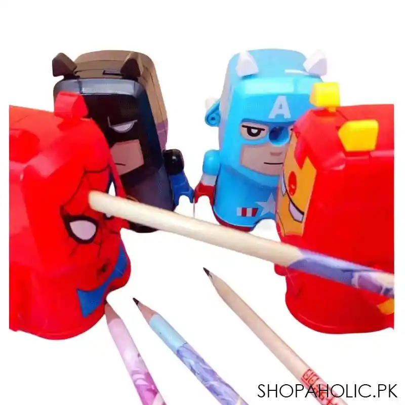 fashion super hero cartoon pencil sharpener image2