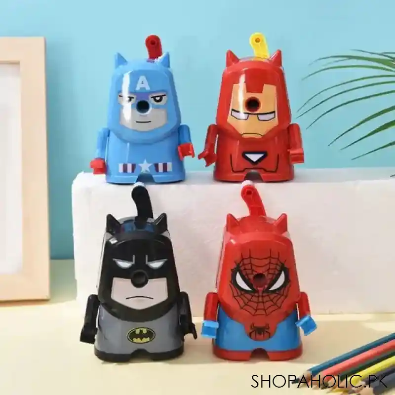 fashion super hero cartoon pencil sharpener image3