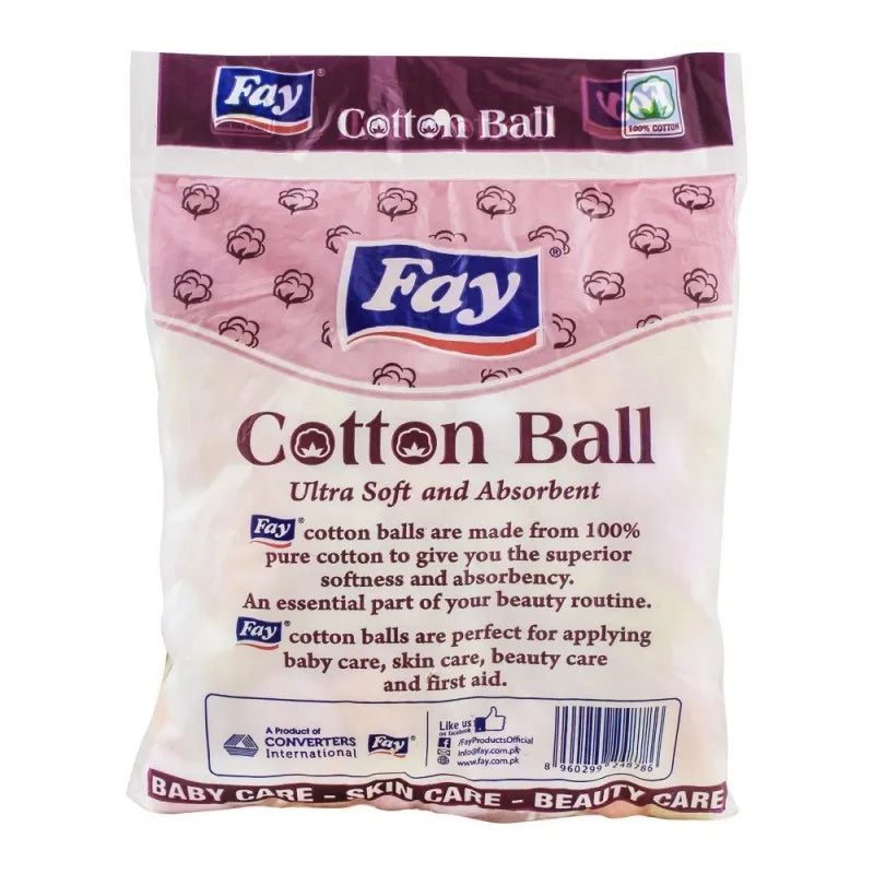 fay cotton balls, 100 pack image2