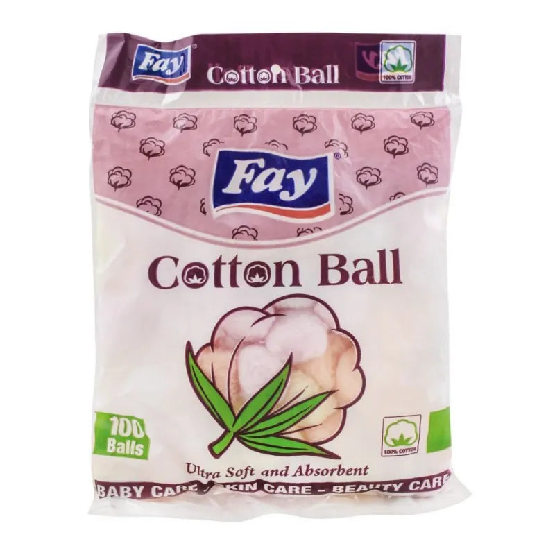 fay cotton balls, 100 pack main image