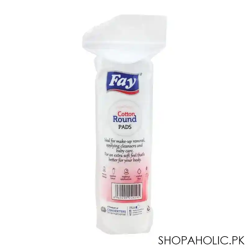 fay cotton rounds pad, 80 pack image2