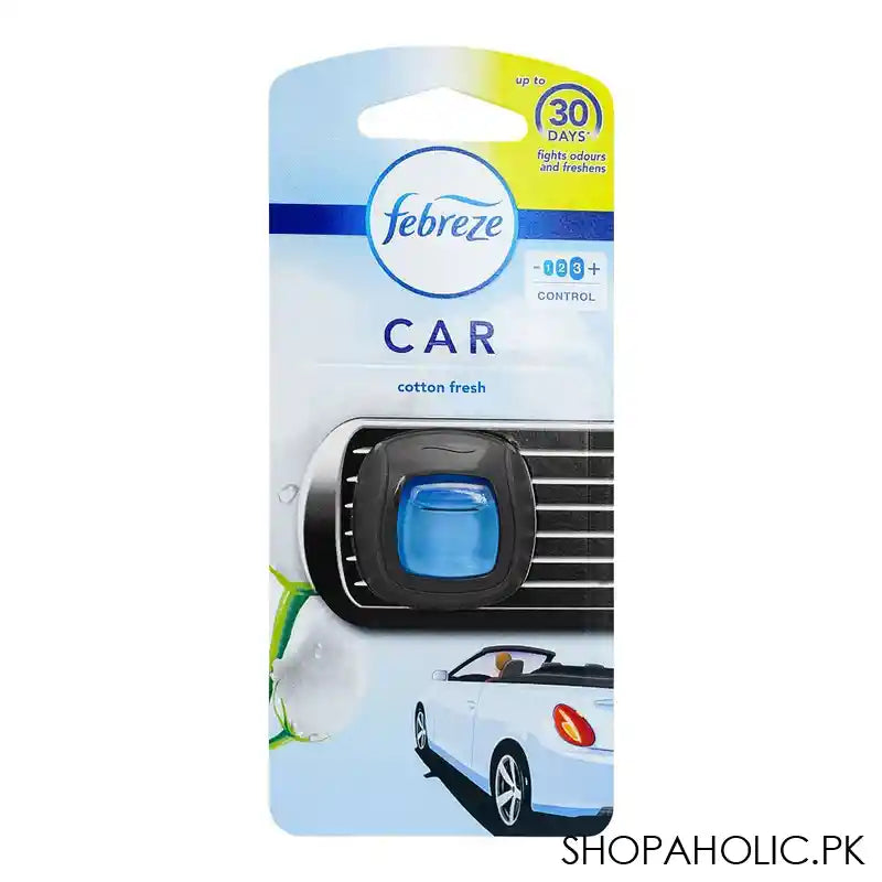 Febreze Car Air Freshener, Cotton Fresh, 2ml - Main Image