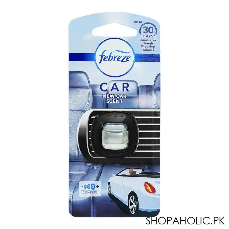 Febreze Car Air Freshener, New Car Scent, 2ml - Main Image