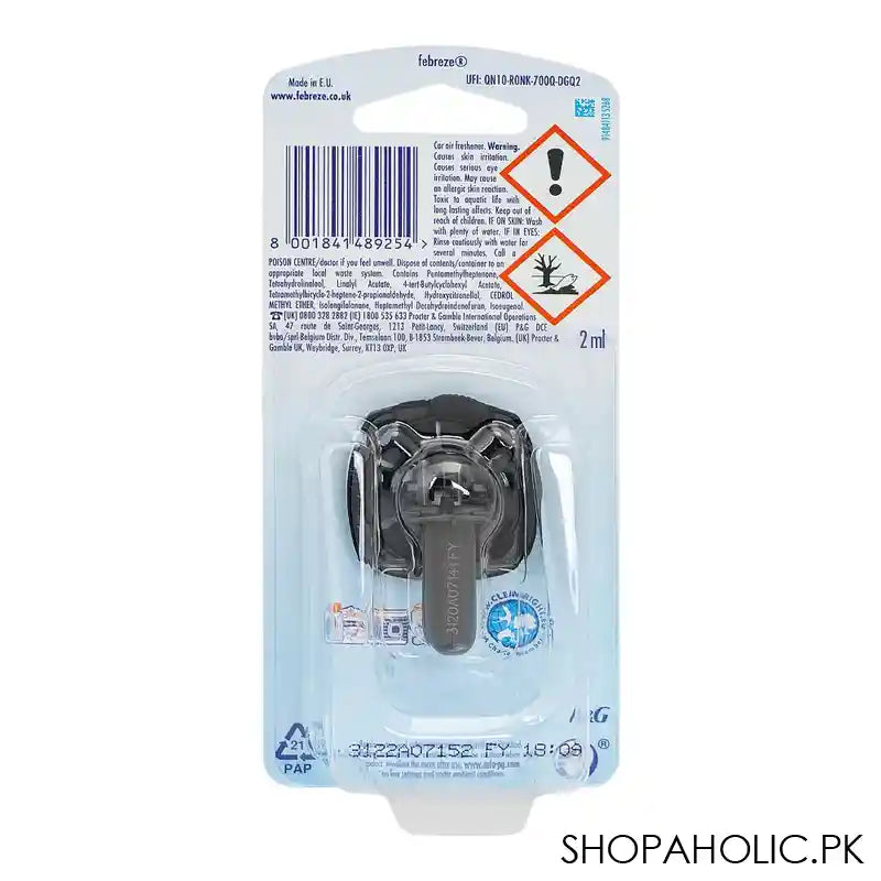 Febreze Car Air Freshener, New Car Scent, 2ml - Image 3