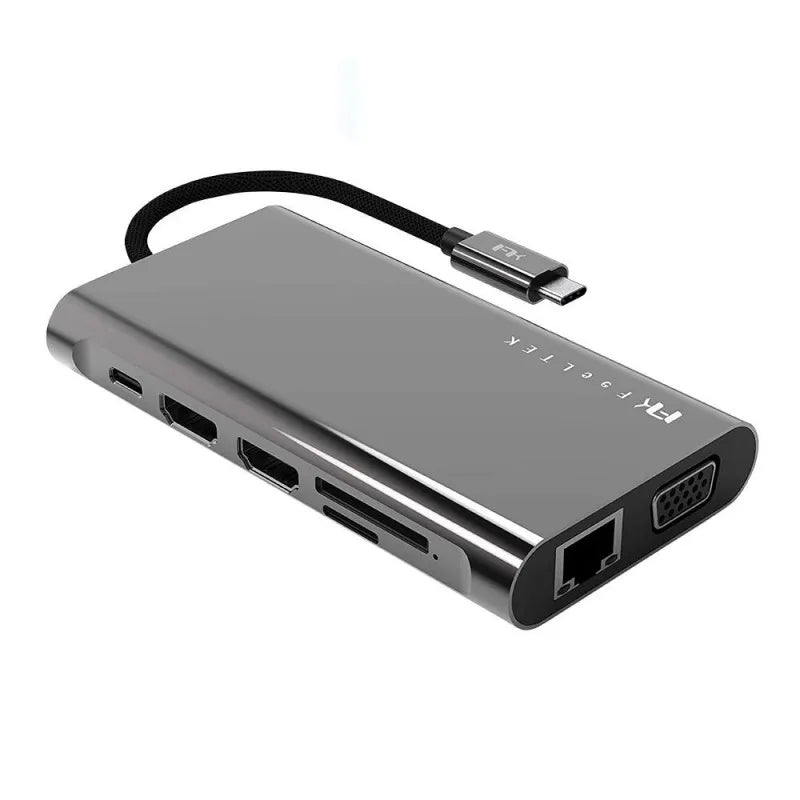 feeltek triple display mega dock 11 in 1 usb c hub image2