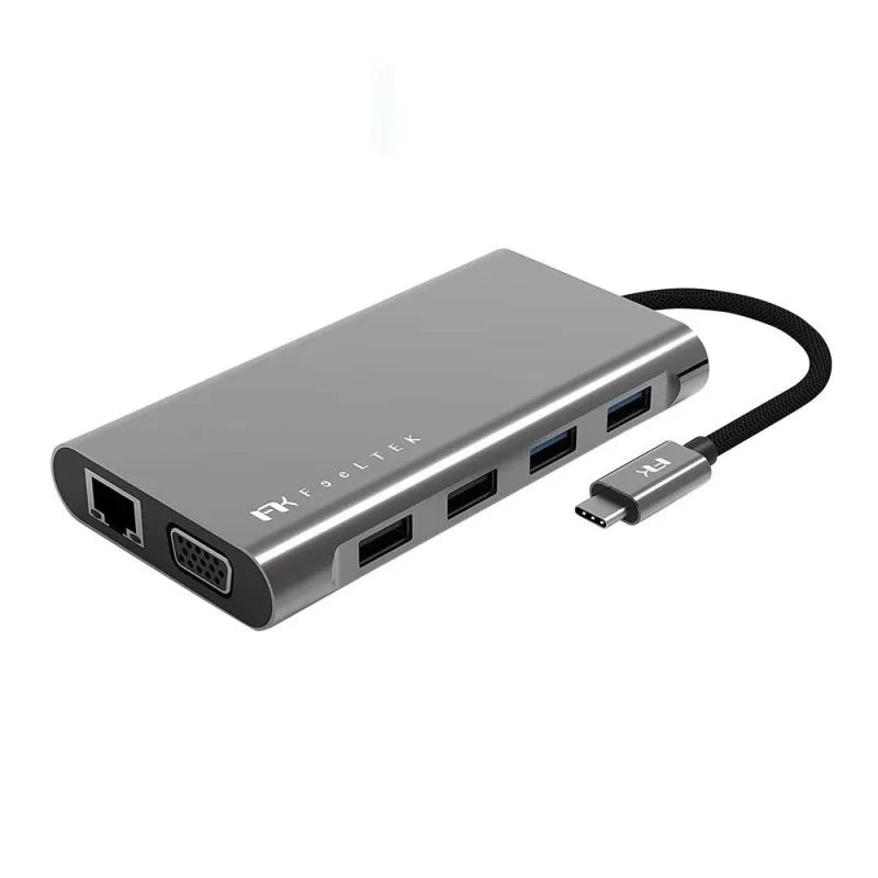 feeltek triple display mega dock 11 in 1 usb c hub main image