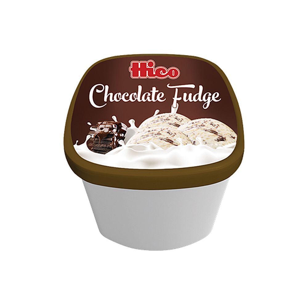 Hico Chocolate Fudge Ice Cream, 1.5 Liters - Main Image