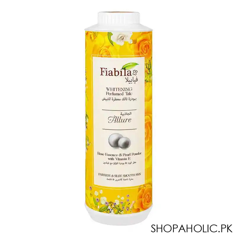 Fiabila Allure Whitening Perfumed Talcum Powder, 200ml - Main Image