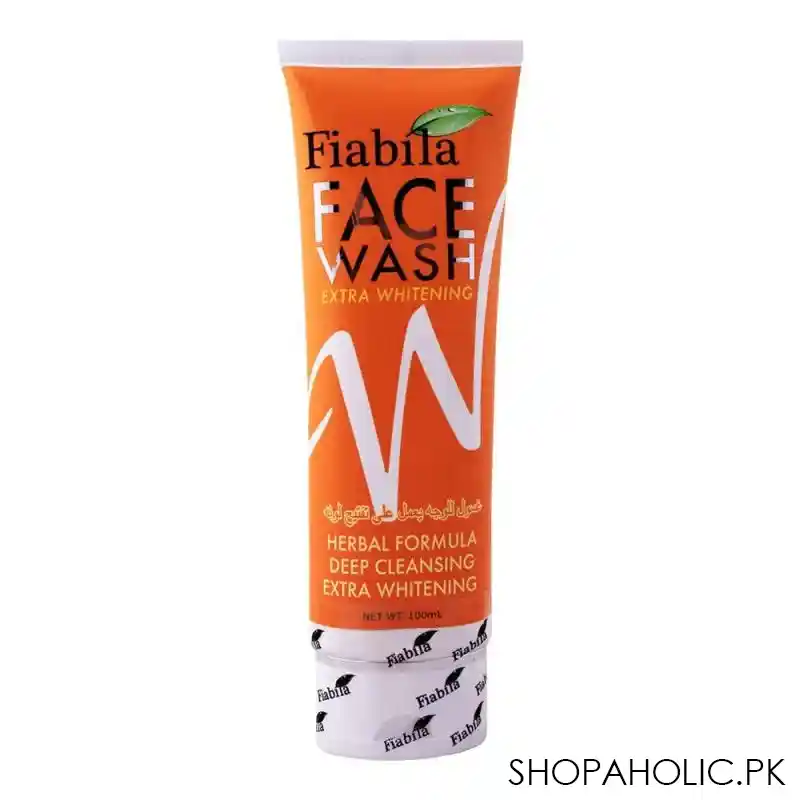 fiabila extra whitening face wash, 100ml main image