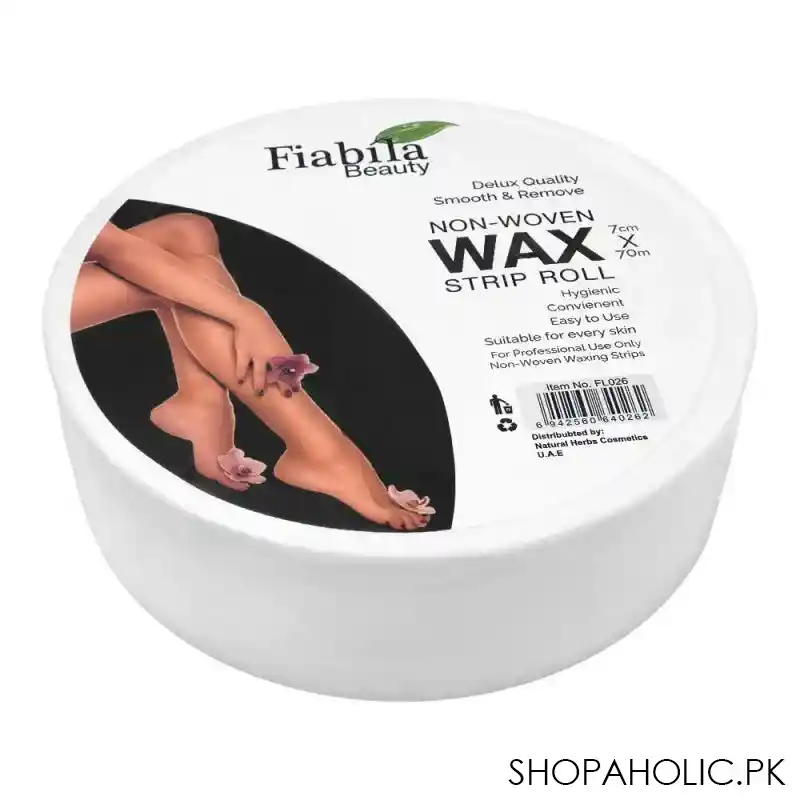 fiabila smooth & remove non woven wax striop roll, 7cm x 70m main image