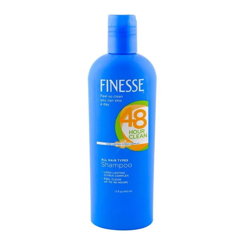 finesse 48 hour clean all hair types shampoo 15oz main image