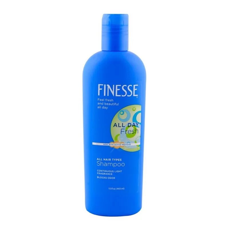 finesse all day fresh all hair types shampoo 15oz main image