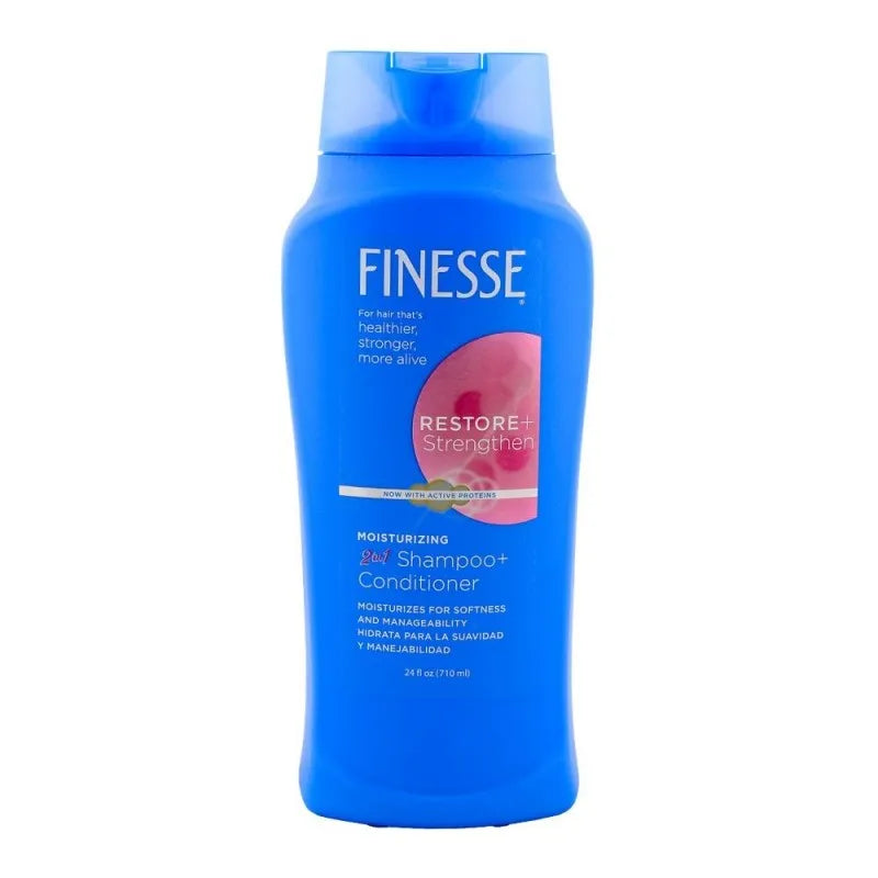 finesse restore + strength 2in1 moisturizing shampoo + conditioner 24oz main image