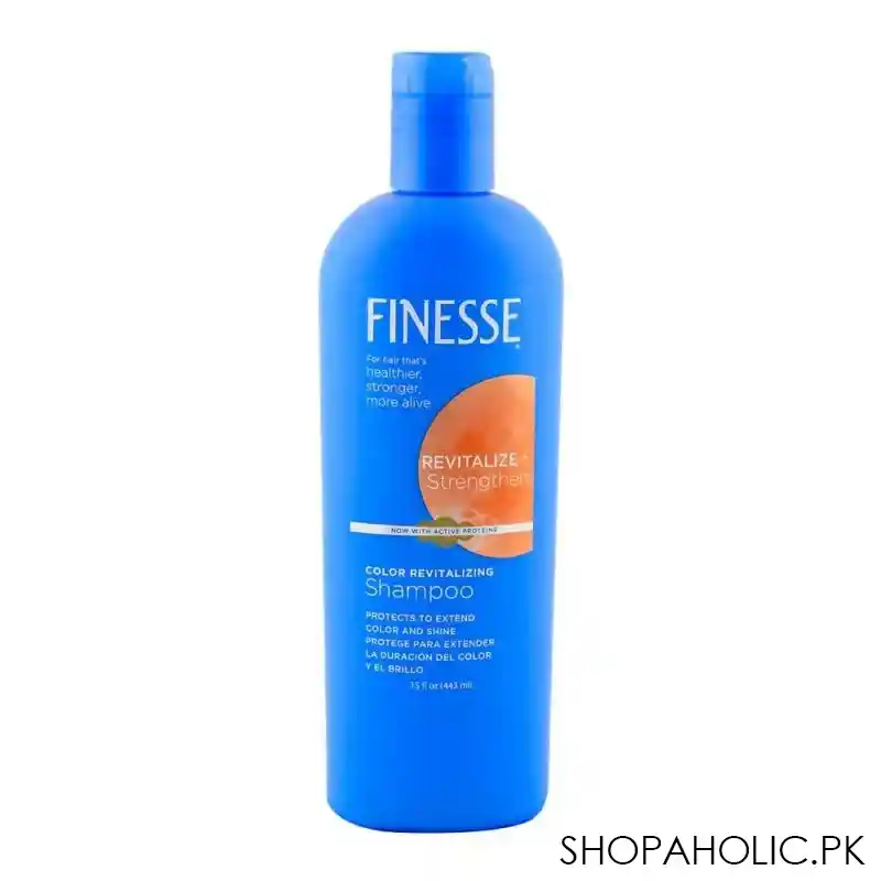 finesse revitalize + strenthen color revitalizing shampoo 15oz main image