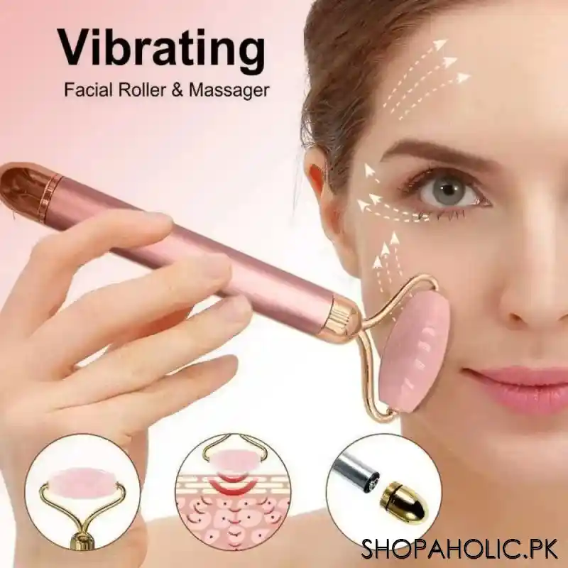 finishing touch flawless contour vibrating facial roller & massager main image