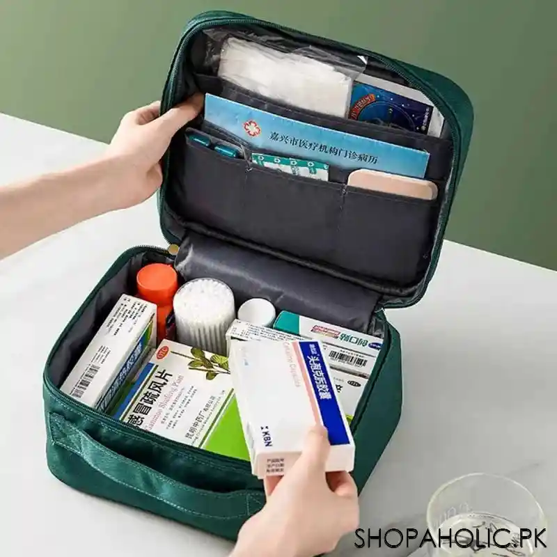 first aid portable medical storage bag for travel image3