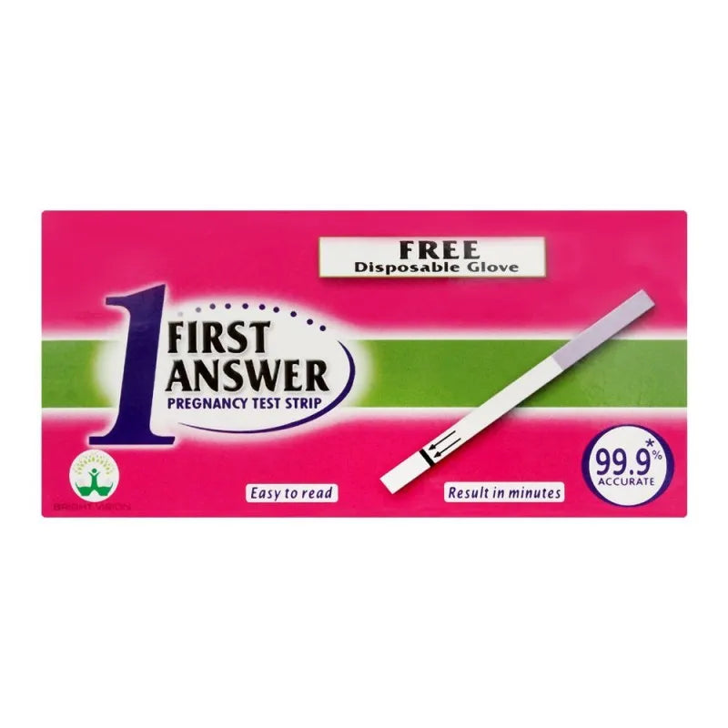 first answer pregnancy test strip main image