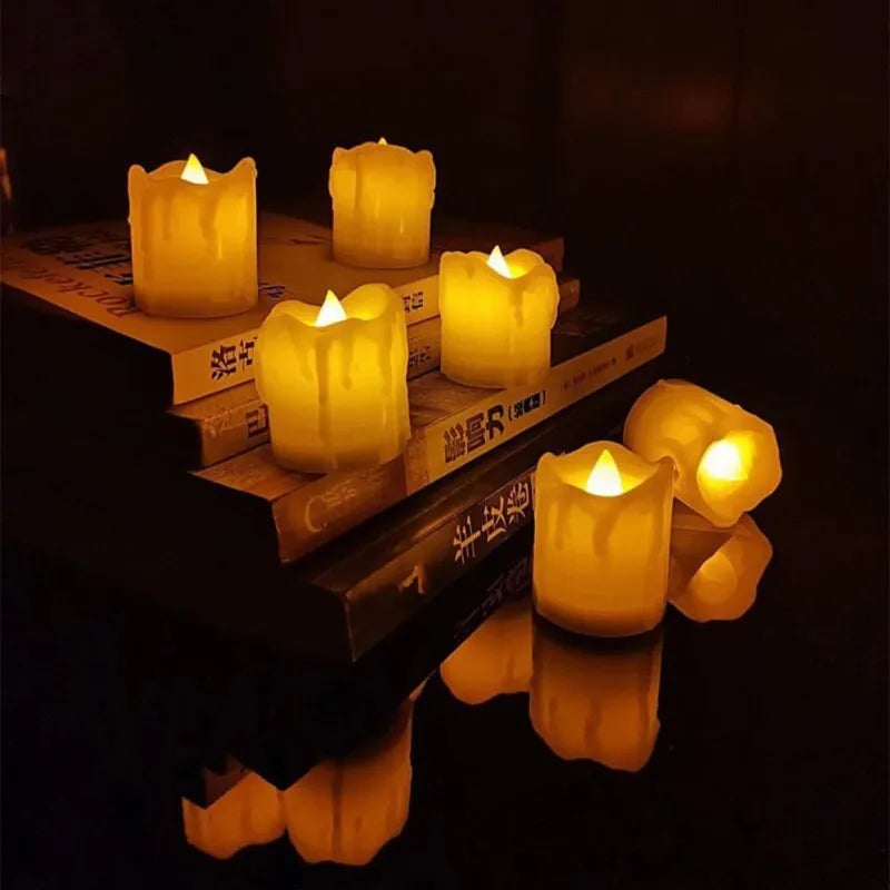 flameless led tea light tea candles main image