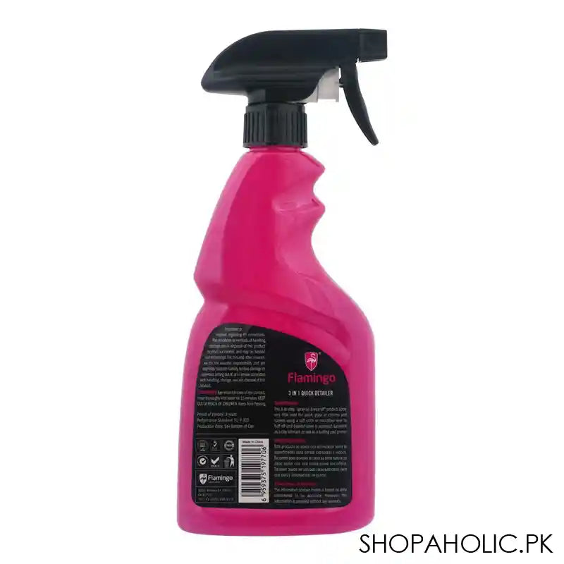 Flamingo 3-In-1 Quick Detailer 500ml F302 - Image 4