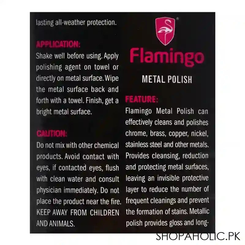 Flamingo Metal Polish 300ml F022 - Image 3