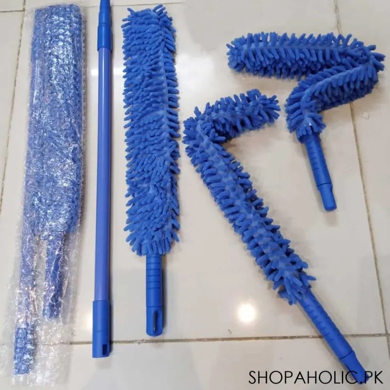 flexible microfiber fan duster with long rod handle image4