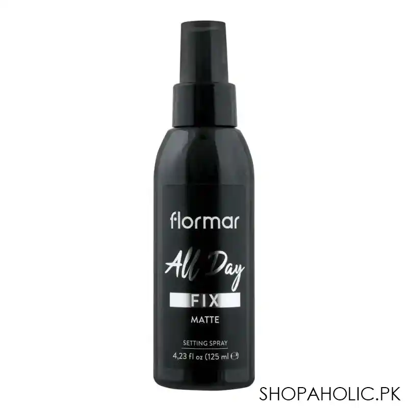 flormar all day fix matte setting spray, 125ml main image