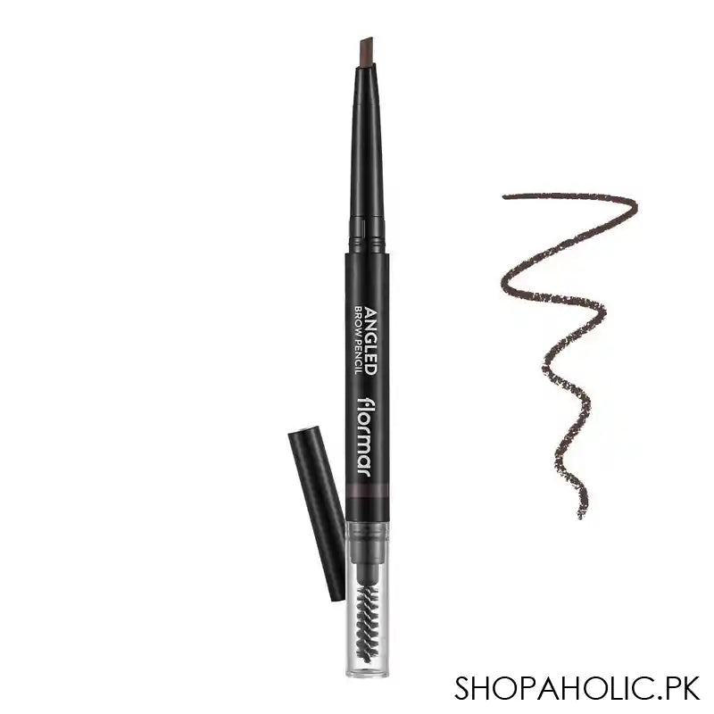 Flormar Angled Brow Pencil, Eyebrow Pencil, For Fuller & shaped Look, Soft Texture, Brown, 0.28g, 03 - Image 3